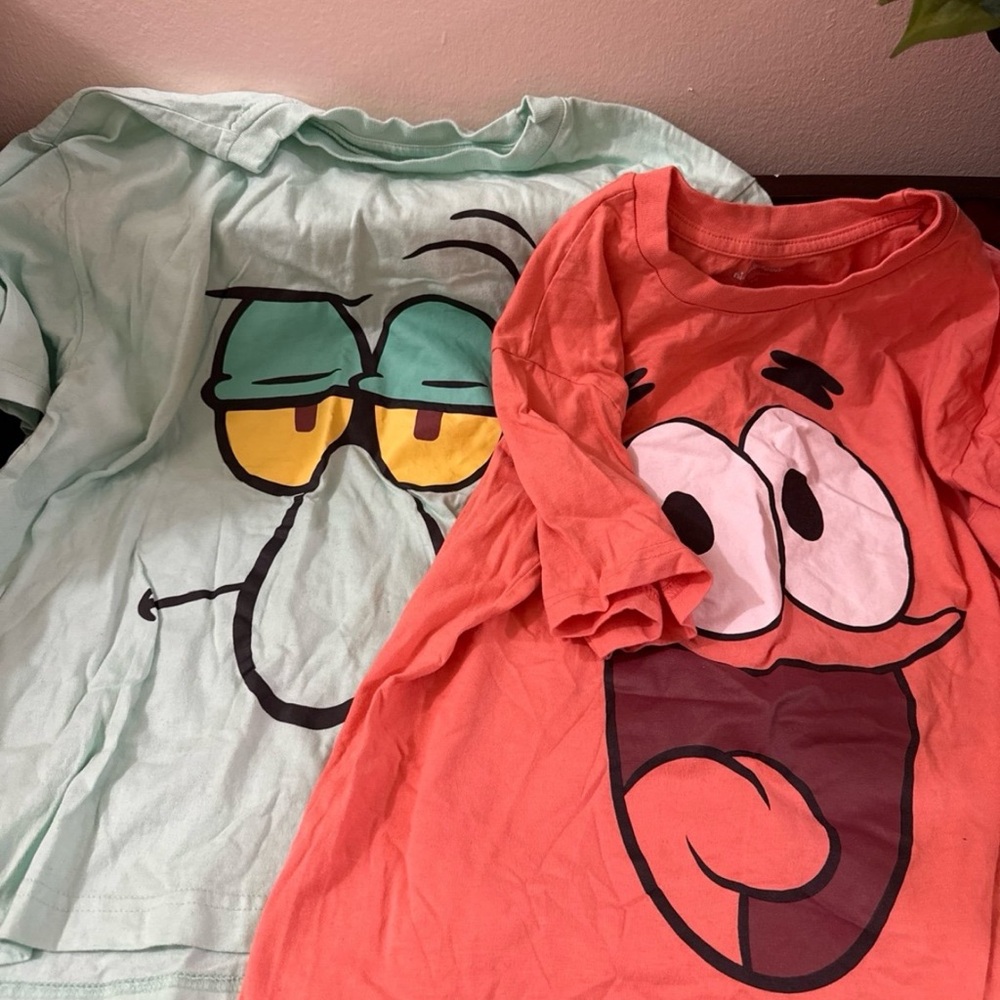 Disney Orange Character Graphic Tee with Bold Eyes